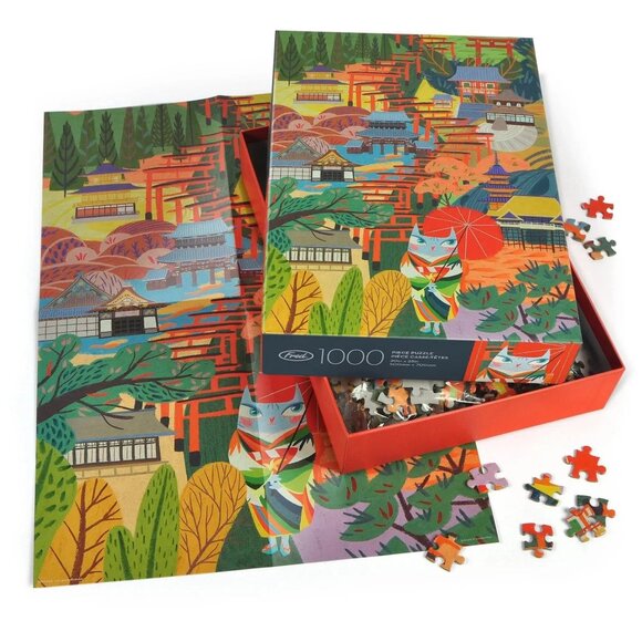 Kyoto 1000 Piece Puzzle by Jocelyn Kao - FRED Puzzle - Picture 2 of 4